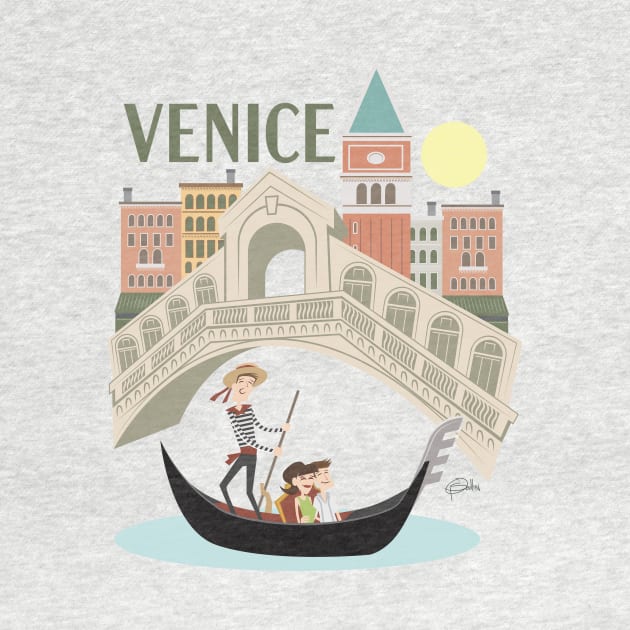 Gondola Ride in Venice by PatrickScullin